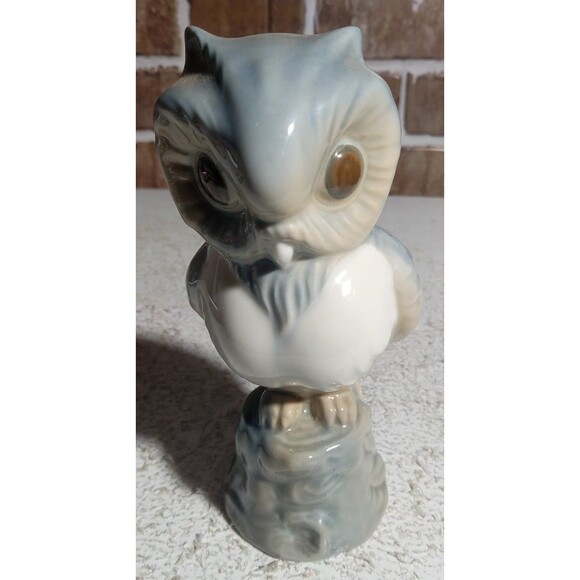 Vintage 1980s Porcelain Miquel Requena Valencia Of Spain Owl Figurine 7